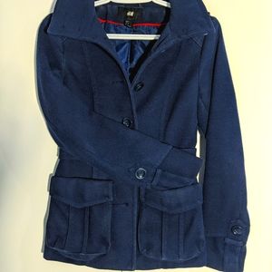 Navy Blue Pea Coat